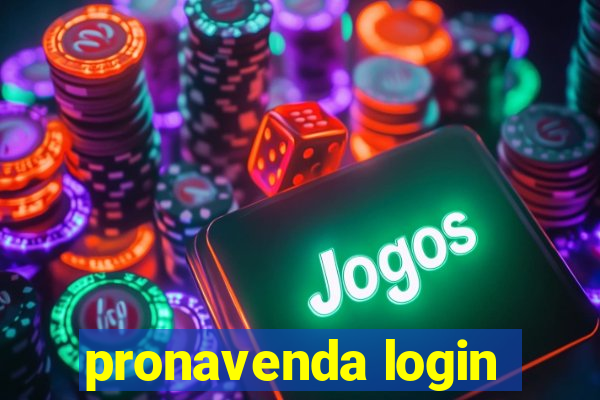 pronavenda login