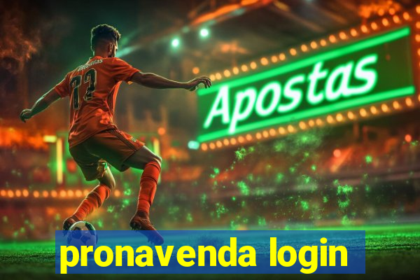 pronavenda login