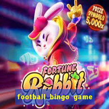 football bingo game - play now