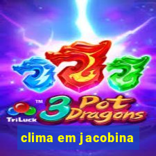 clima em jacobina