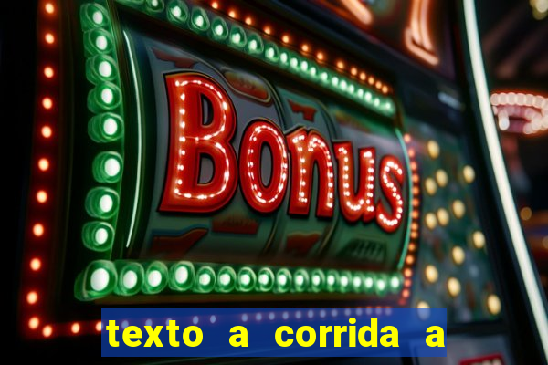 texto a corrida a lagarta lili