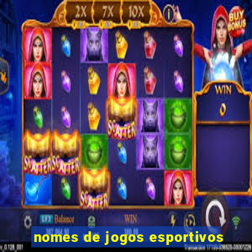 nomes de jogos esportivos