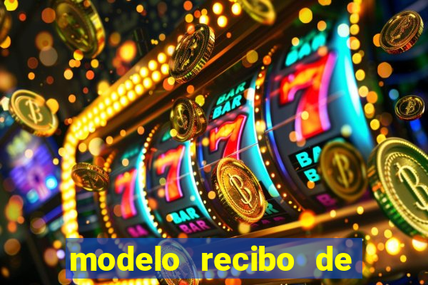 modelo recibo de pagamento autonomo