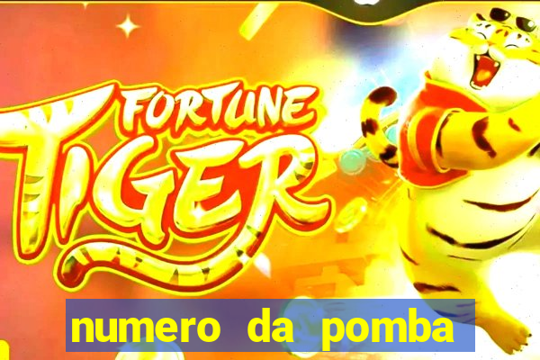 numero da pomba jogo do bicho