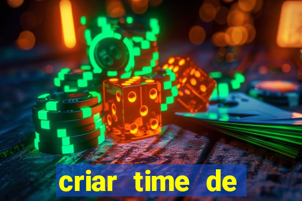 criar time de futebol simulador