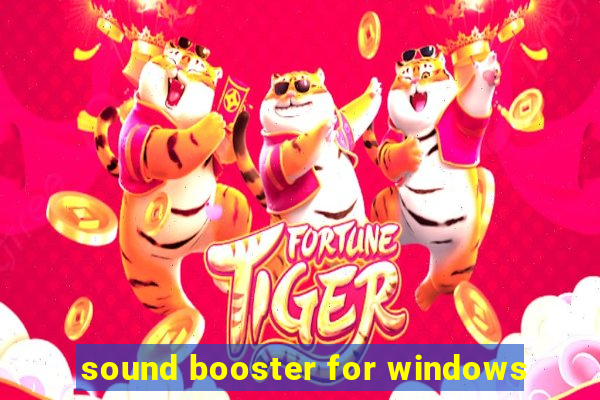 sound booster for windows