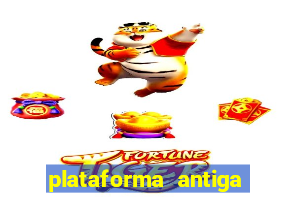 plataforma antiga de jogos