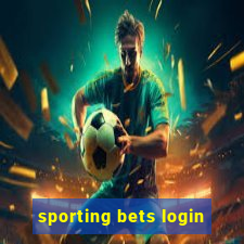 sporting bets login