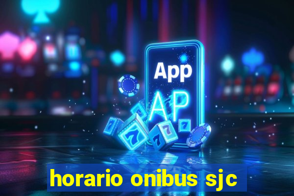 horario onibus sjc