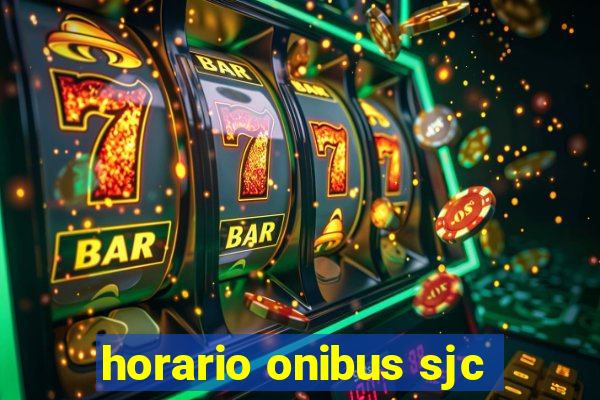 horario onibus sjc