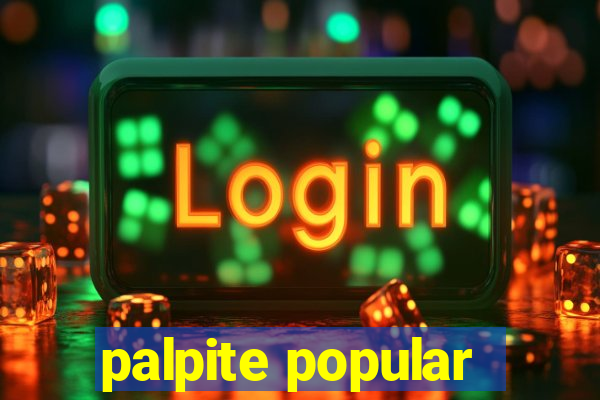 palpite popular