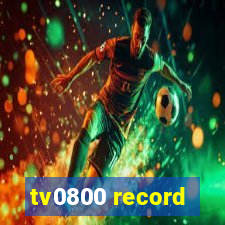 tv0800 record