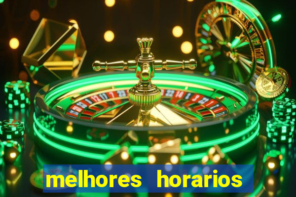 melhores horarios pagantes fortune tiger