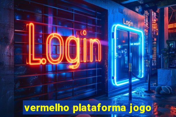 vermelho plataforma jogo