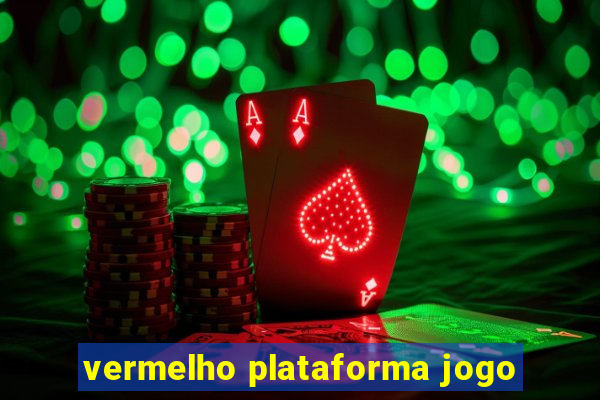 vermelho plataforma jogo