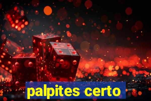 palpites certo