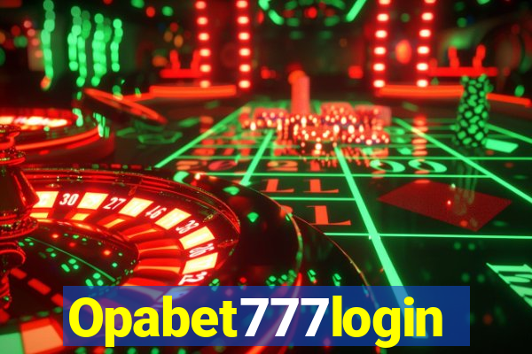 Opabet777login