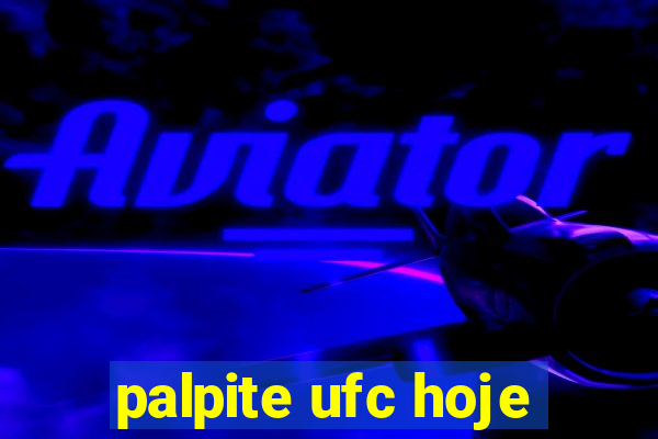 palpite ufc hoje