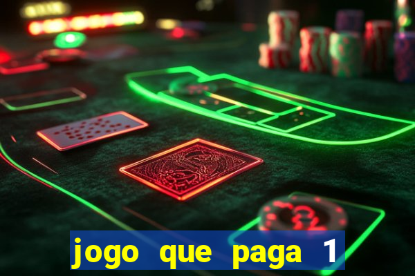 jogo que paga 1 real no pix