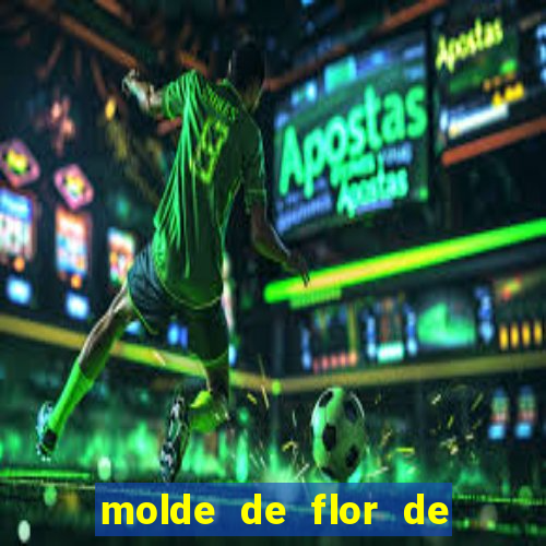 molde de flor de eva grande para imprimir