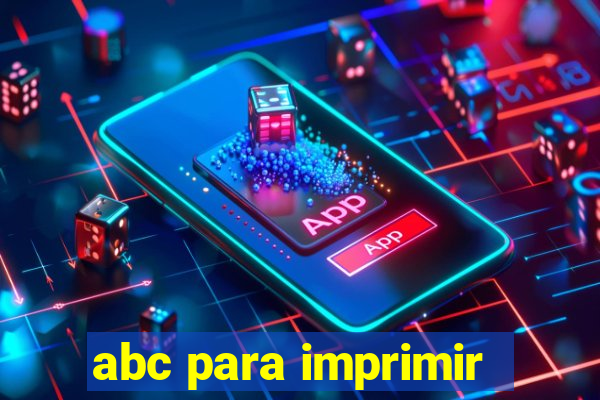 abc para imprimir