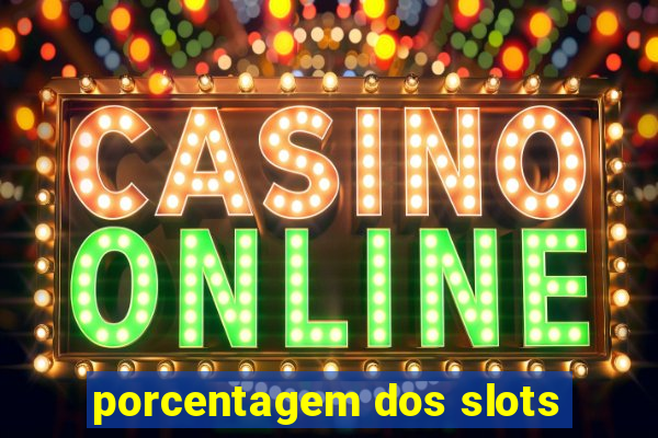 porcentagem dos slots