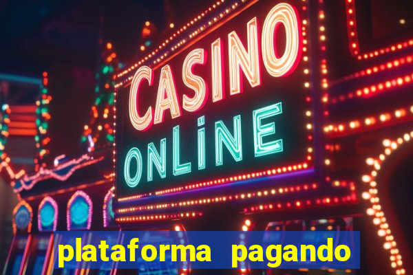 plataforma pagando no cadastro slots