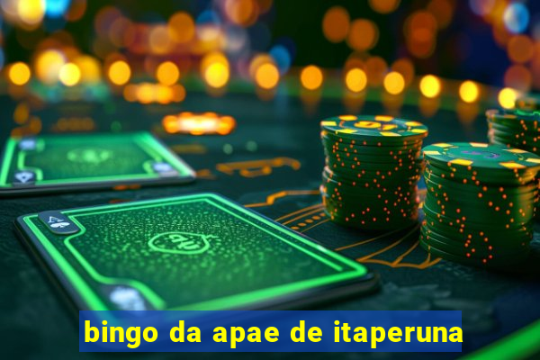 bingo da apae de itaperuna