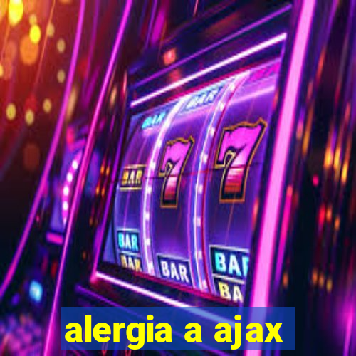 alergia a ajax