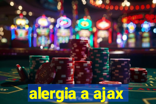 alergia a ajax