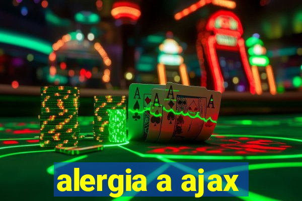 alergia a ajax