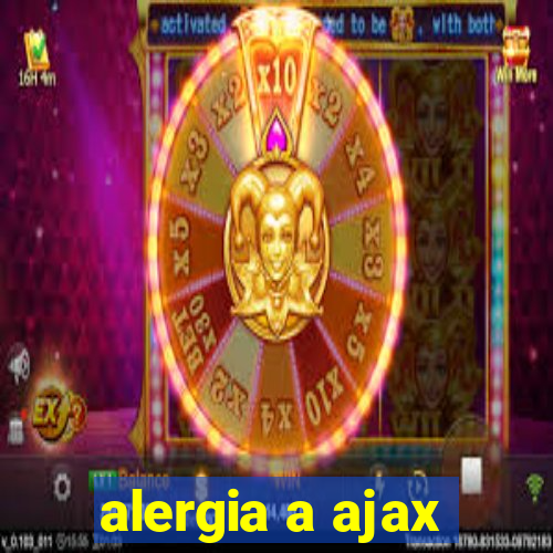 alergia a ajax