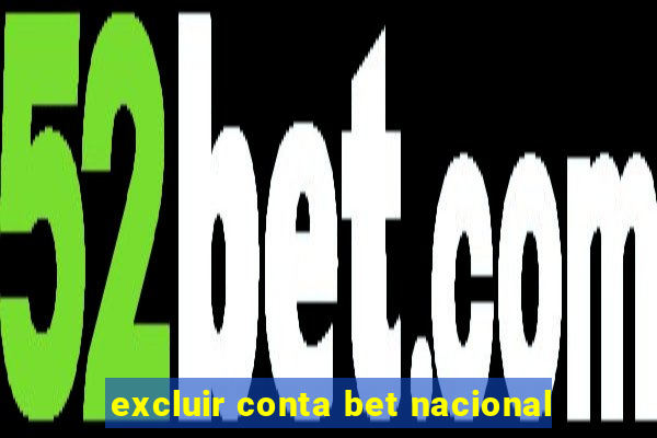 excluir conta bet nacional