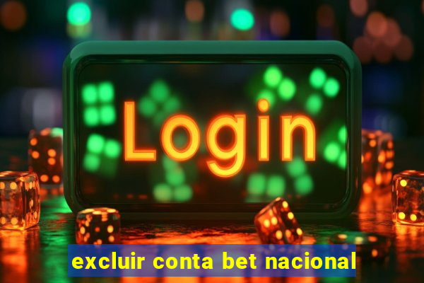 excluir conta bet nacional