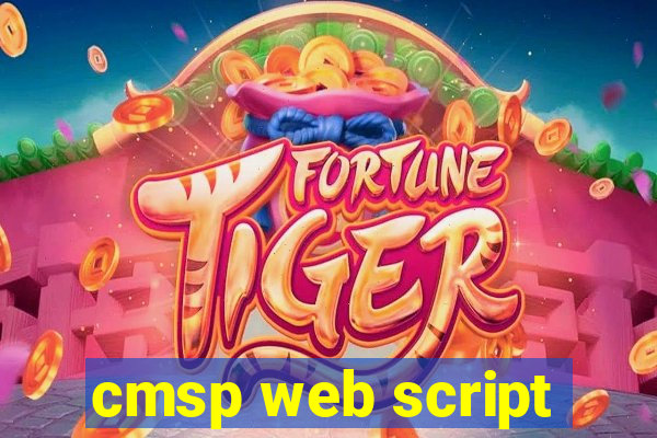 cmsp web script