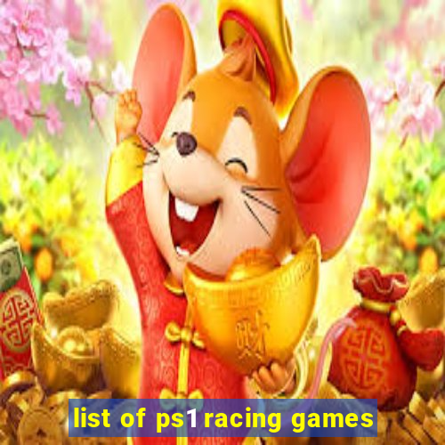 list of ps1 racing games