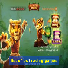 list of ps1 racing games