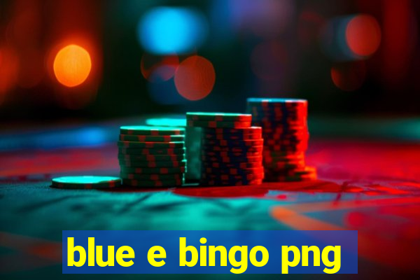 blue e bingo png