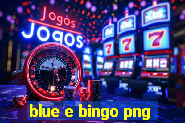 blue e bingo png