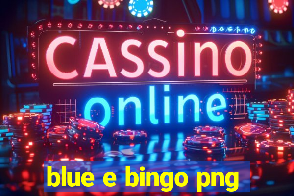 blue e bingo png