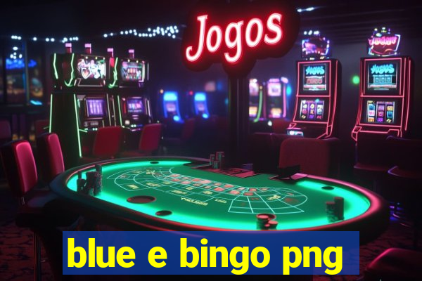 blue e bingo png