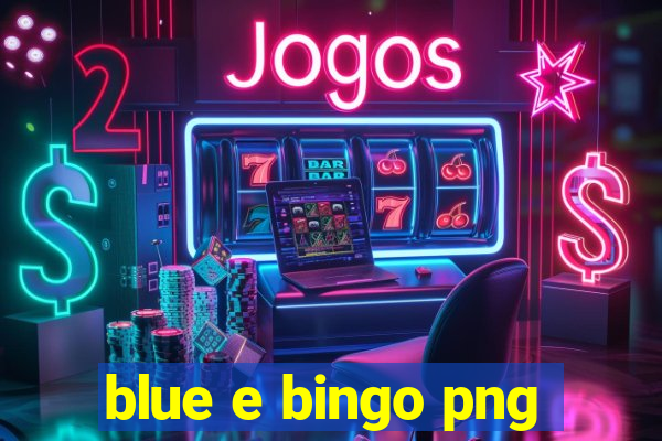 blue e bingo png