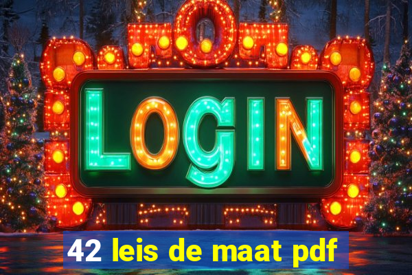 42 leis de maat pdf