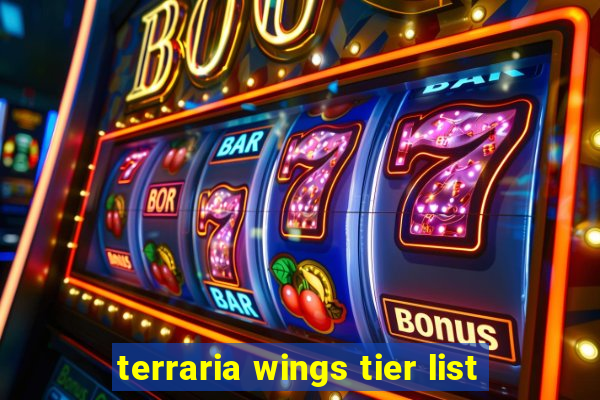 terraria wings tier list