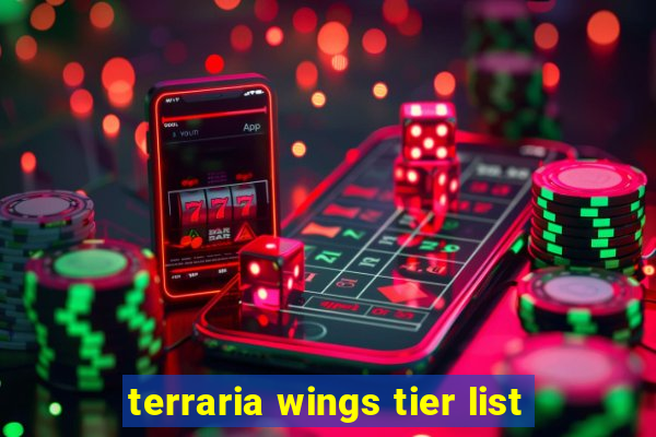 terraria wings tier list