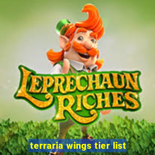 terraria wings tier list