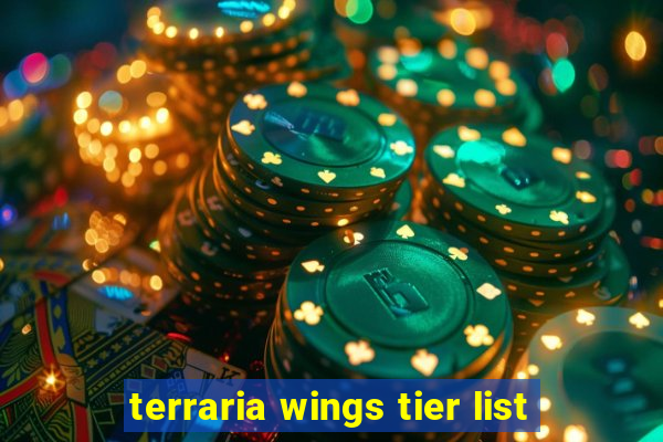 terraria wings tier list