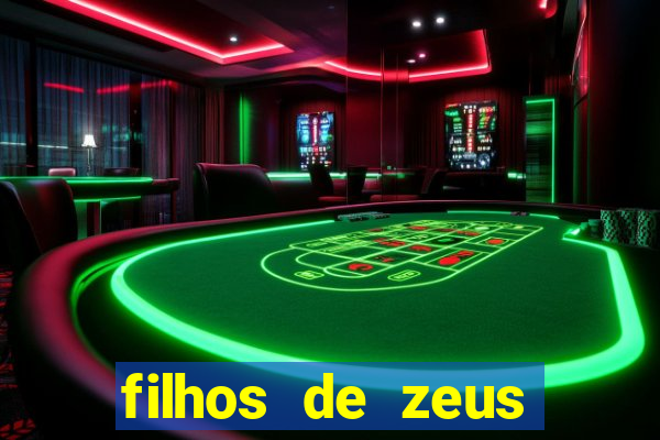 filhos de zeus mitologia grega