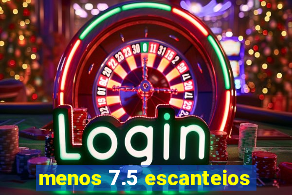 menos 7.5 escanteios