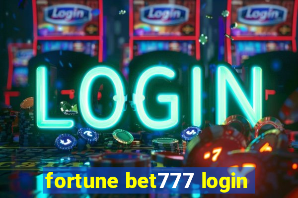 fortune bet777 login